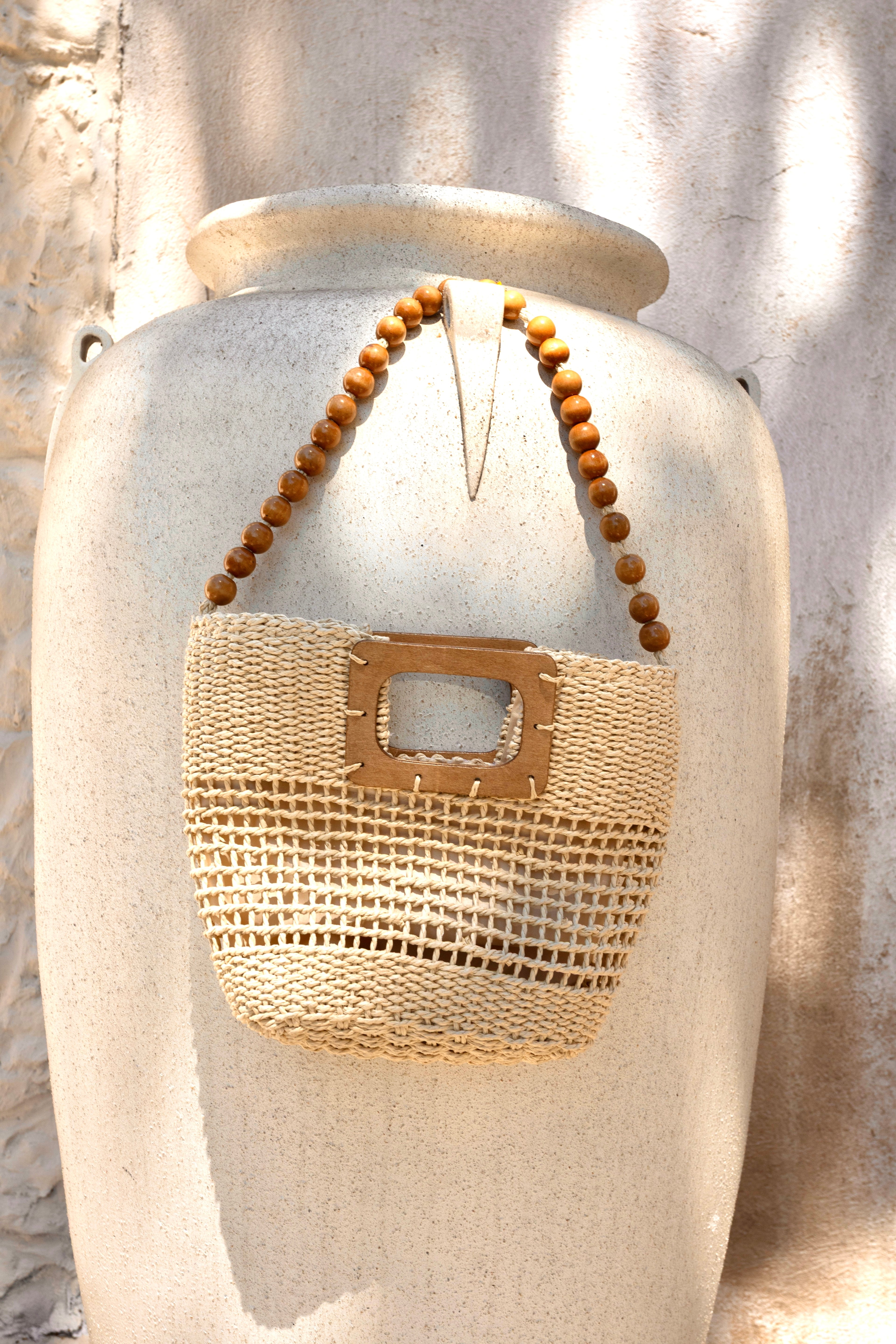 Bolsa de Palha Artesanal Axé