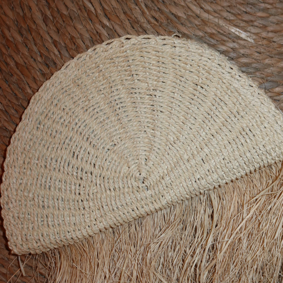 Clutch de palha natural Celestial