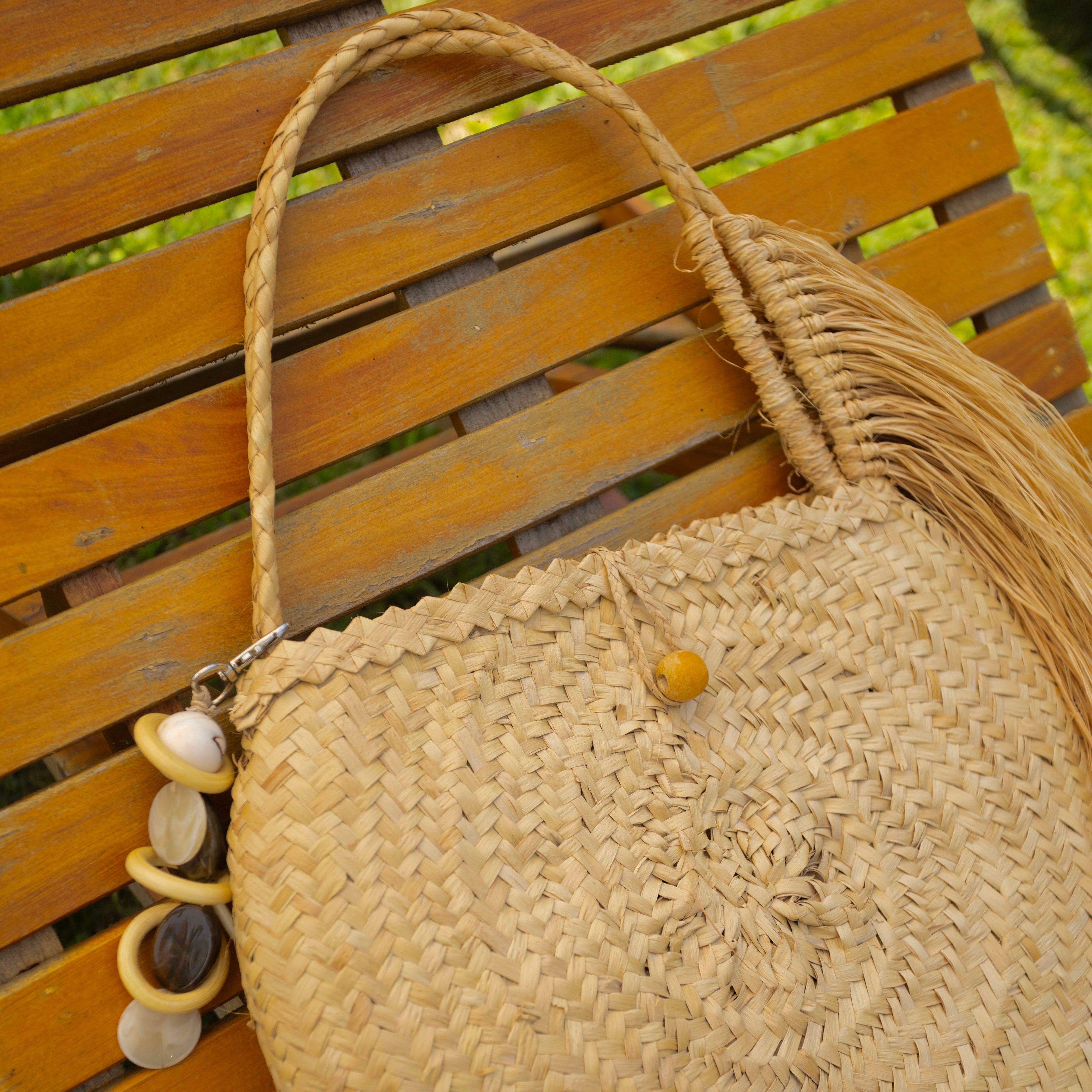 Bolsa jatobá - Franja lateral