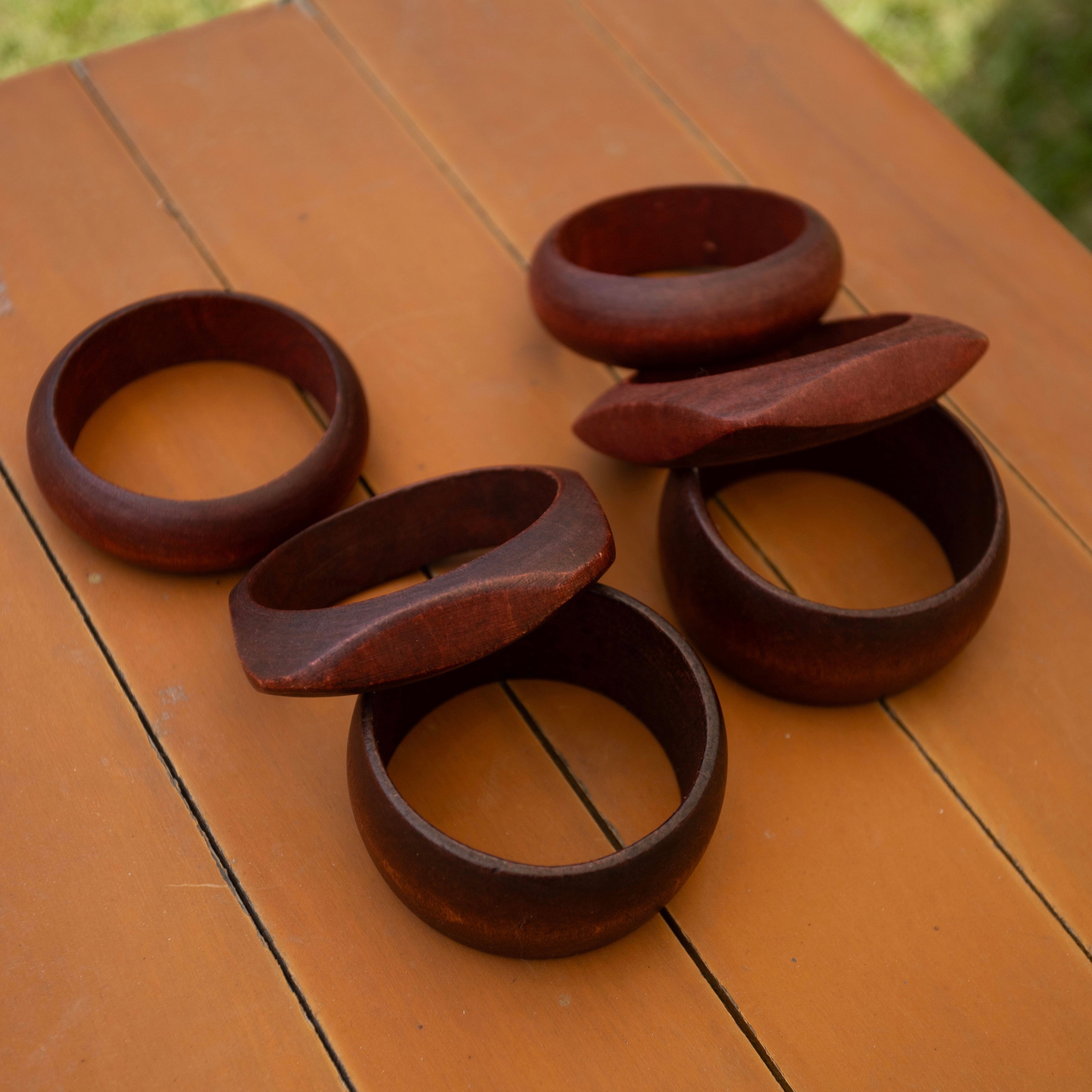 Pulseira Ju - trio em Madeira