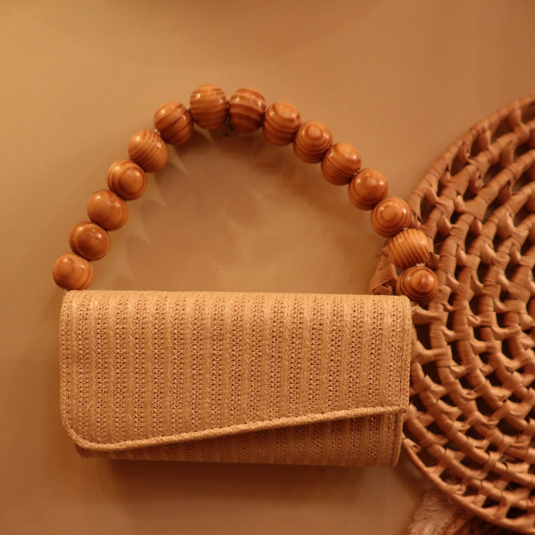 Bolsa TAMY - Alça em Madeira