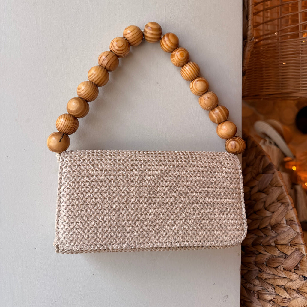 Bolsa TAMY - Alça em Madeira