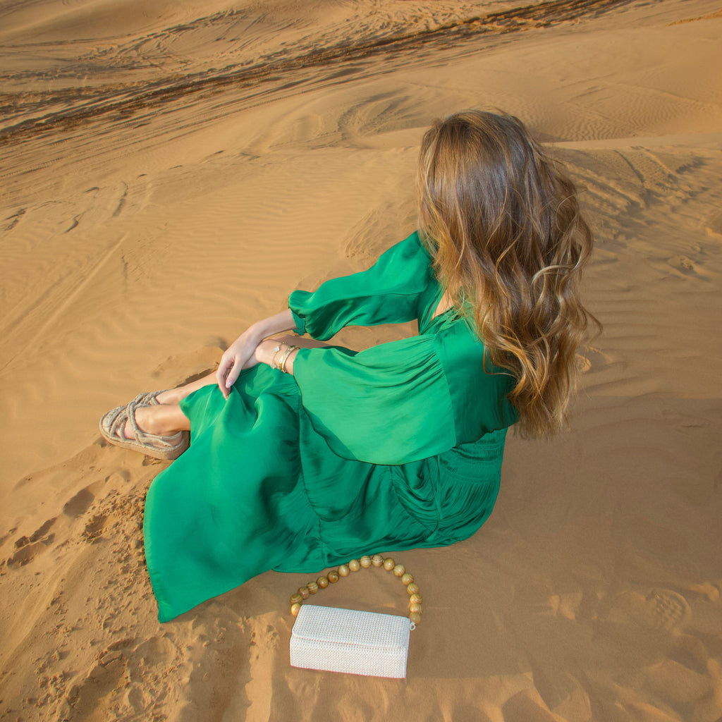 Bolsa TAMY - Alça em Madeira