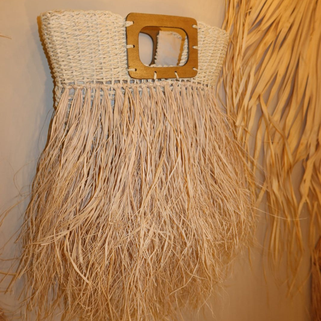Bolsa de Palha Artesanal Axé